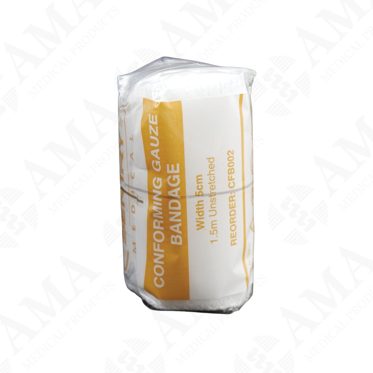 Sentry Conforming Gauze Bandage 5cm x 1.5m Unstretched White Non Steri