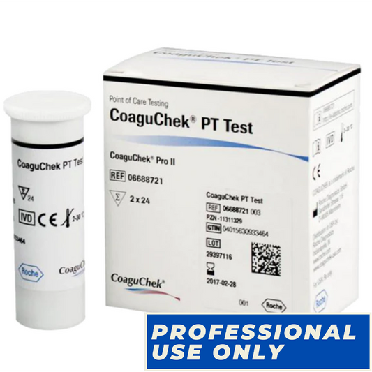 Roche CoaguChek® Pro II Testing Strip - Packet of 48 - Healthcare Professional Use Only