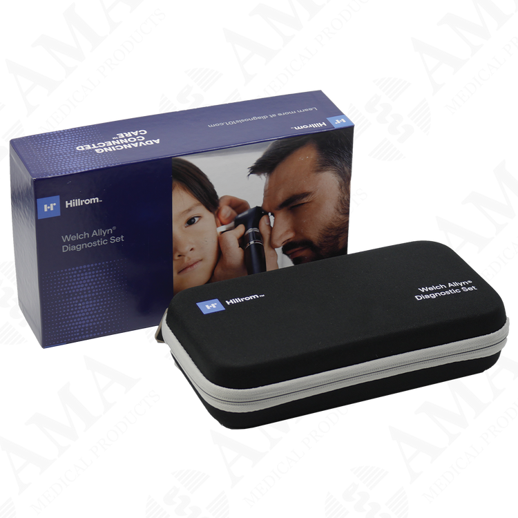 Hillrom Welch Allyn 71-PM3LXE Portable Diagnostic Set PanOptic Plus, MacroView Plus, Li-Ion Plus USB-C Power Handle, iExaminer