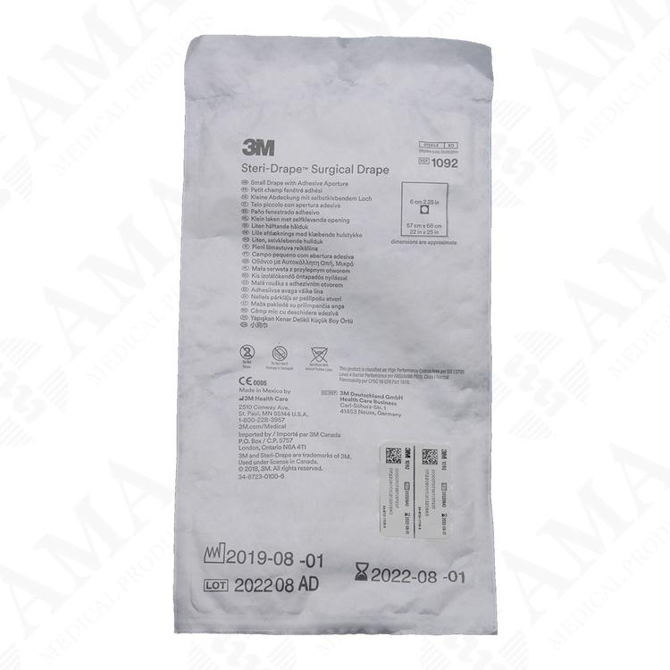3M Steri-Drape 56x64cm with Adhesive Aperture
