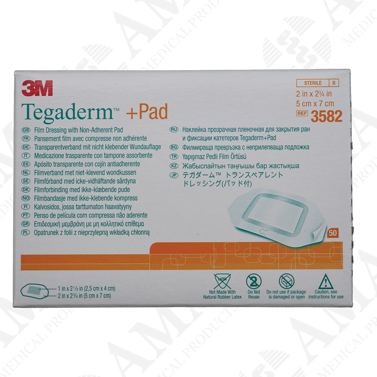3M Tegaderm Film Dressing with Pad
