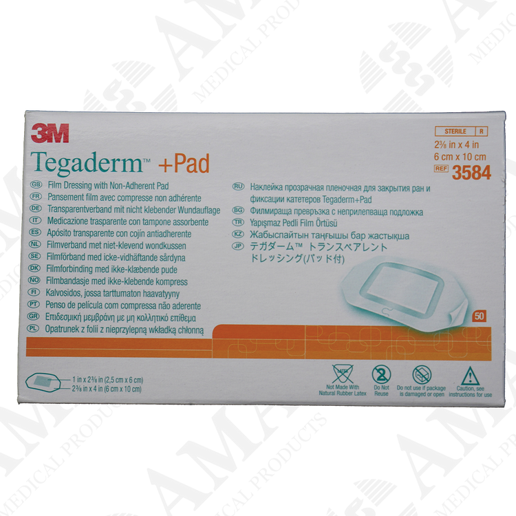 3M Tegaderm Film Dressing with Pad