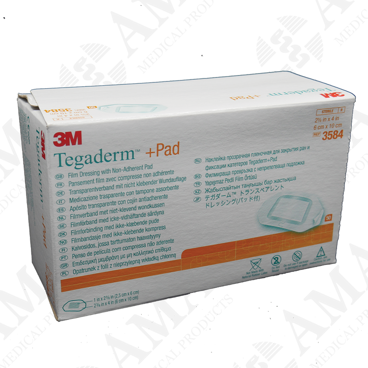 3M Tegaderm Film Dressing with Pad