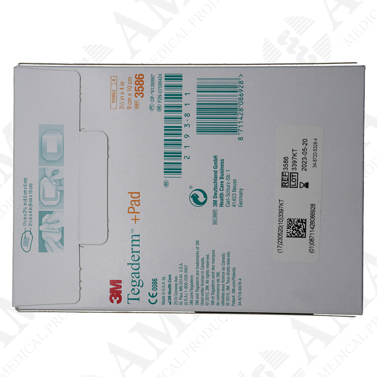 3M Tegaderm Film Dressing with Pad