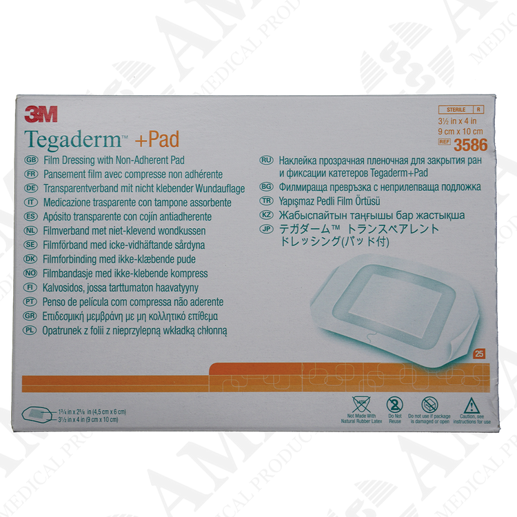 3M Tegaderm Film Dressing with Pad
