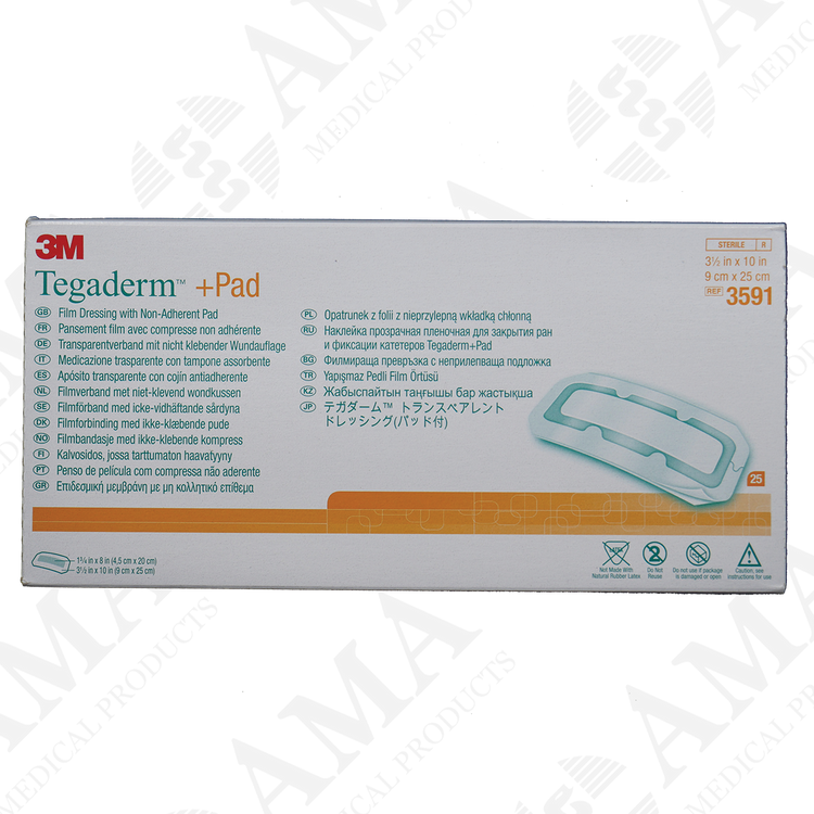 3M Tegaderm Film Dressing with Pad