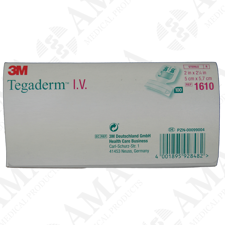 3M Tegaderm 1610 Paediatric IV Transparent Film Dressing 5 x 5.7cm