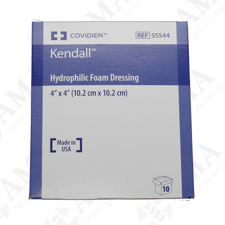 Covidien Kendall - Hydrophilic Foam Dressing 10.2 x 10.2cm