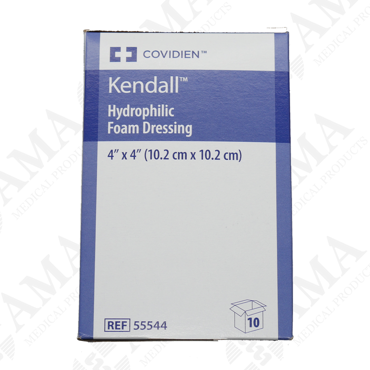 Covidien Kendall - Hydrophilic Foam Dressing 10.2 x 10.2cm