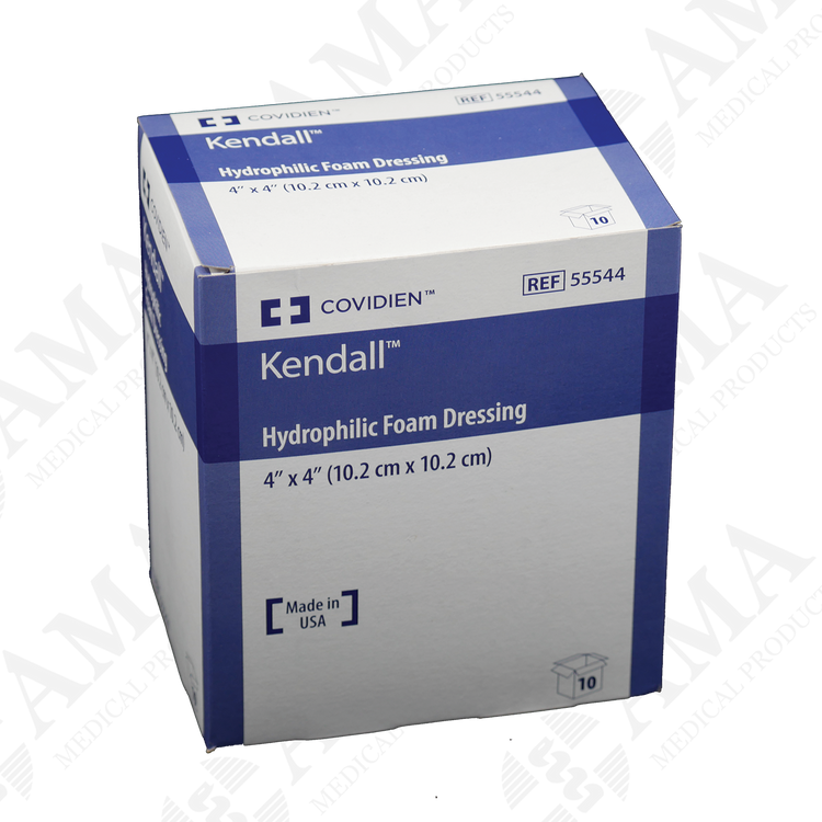 Covidien Kendall - Hydrophilic Foam Dressing 10.2 x 10.2cm