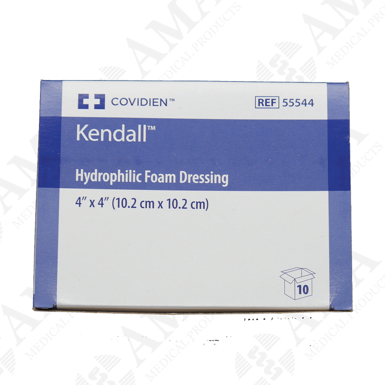 Covidien Kendall - Hydrophilic Foam Dressing 10.2 x 10.2cm
