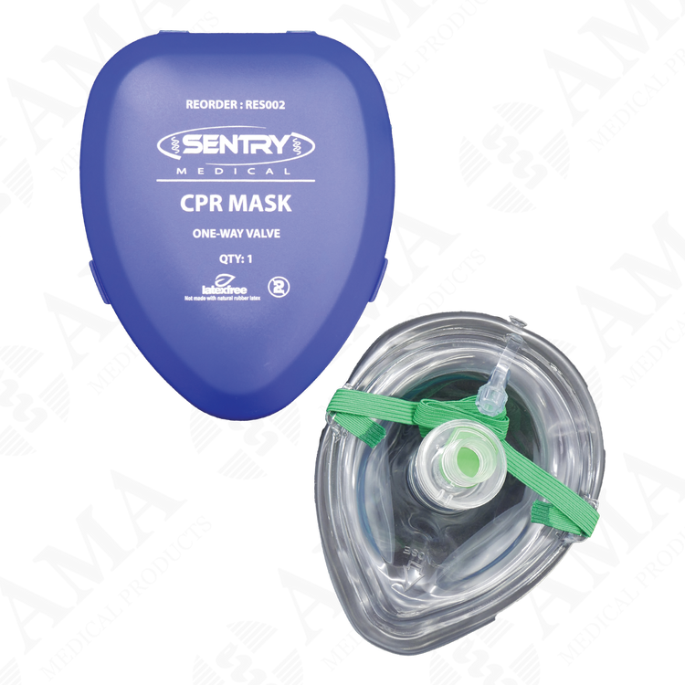 Sentry CPR Mask Compact One Way Valve Non-Sterile