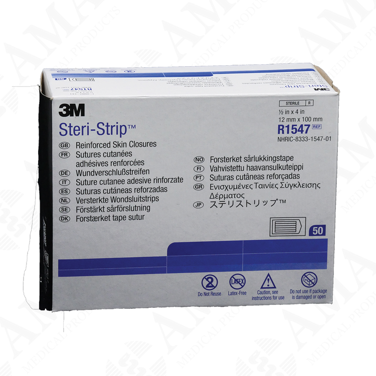 3M Steri-Strip Skin Closures - White (Various Sizes & UOM)