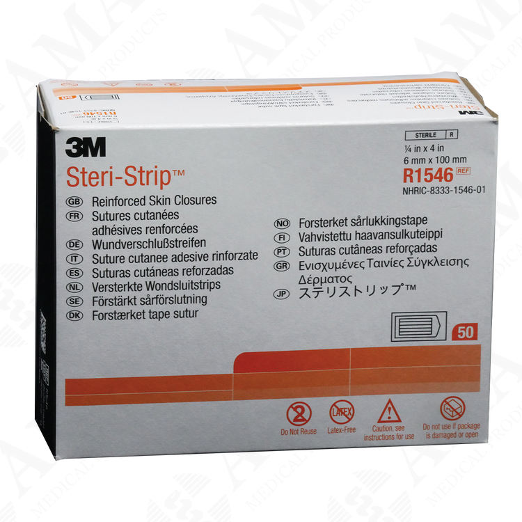 3M Steri-Strip Skin Closures - White (Various Sizes & UOM)