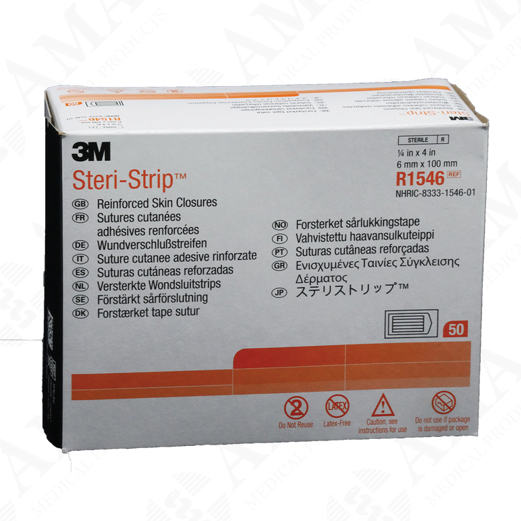 3M Steri-Strip Skin Closures - White (Various Sizes & UOM)