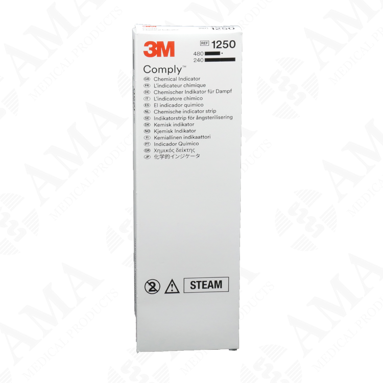 3M Steam Chemical Indicator Comply Strip