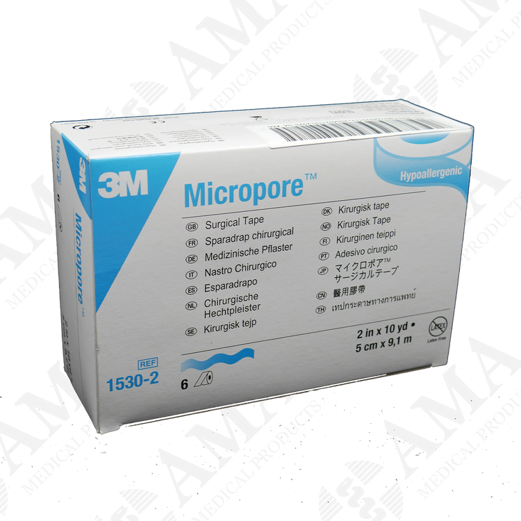 3M Micropore Paper Surgical Tape - White