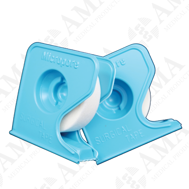 3M Micropore Paper Surgical Tape - White with Dispenser