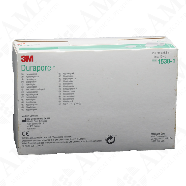 3M Durapore Surgical Tape 25mm x 9.1m