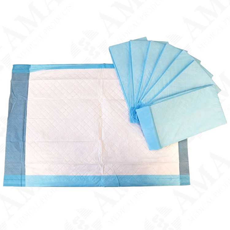 Halyard Half Size Underpads Folded Blue 4Ply 40cm x 30.5cm