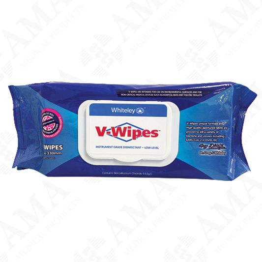 Whiteley V-Wipes Disinfectant Wipes Flatpack