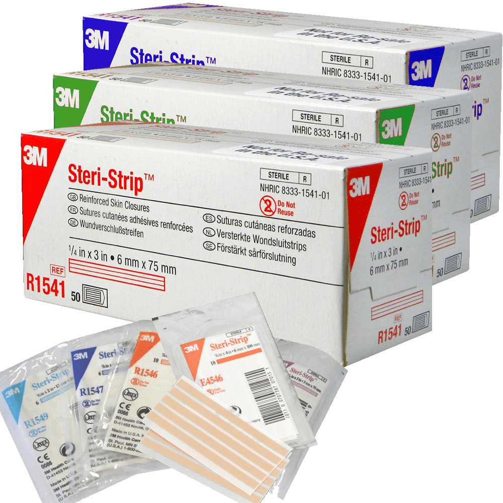 3M R1542 Steri-Strip Skin Closure Strips - 1/4 X 1 1/2 - Pack Of