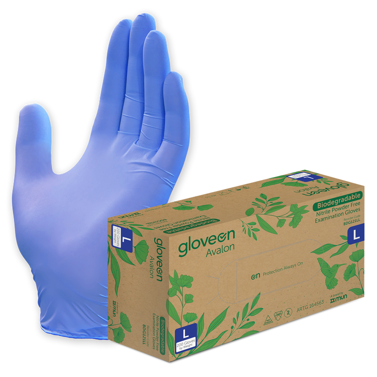 Mun GloveOn Avalon Biodegradable Nitrile Examination Glove