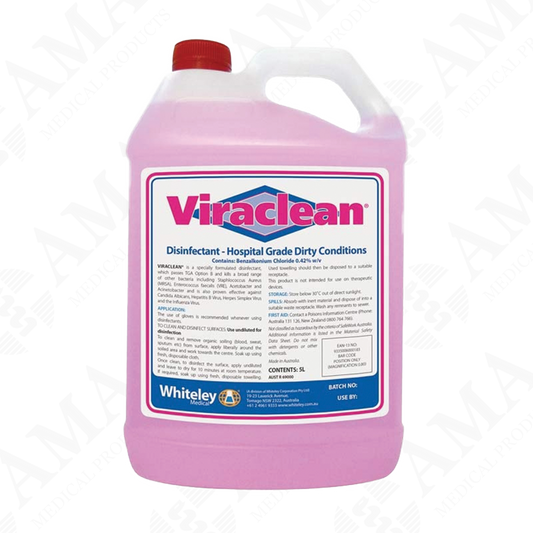 Whiteley Viraclean 5 Ltr Hospital Grade Disinfectant