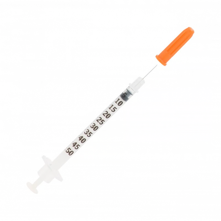 BD Ultra-Fine Insulin Syringe 0.5ml with 29G x 12.7mm Needle