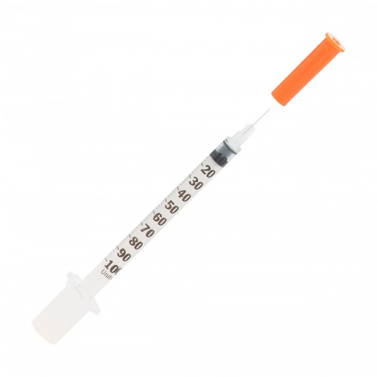 BD Ultra-Fine Insulin Syringe 1ml with 31G x 8mm Needle Thin Wall