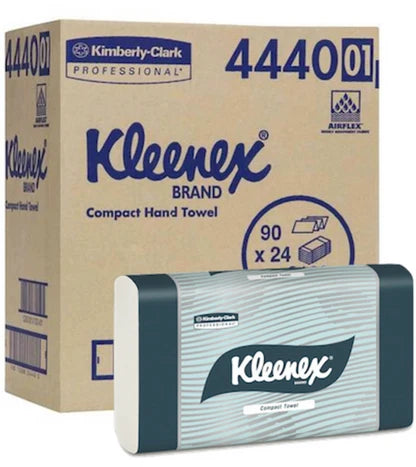 Kleenex 4440 Compact Hand Towel White 29.5x19cm 90 Towels / Pack