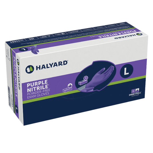 Halyard Purple Nitrile Examination Glove Powder Free Non Sterile