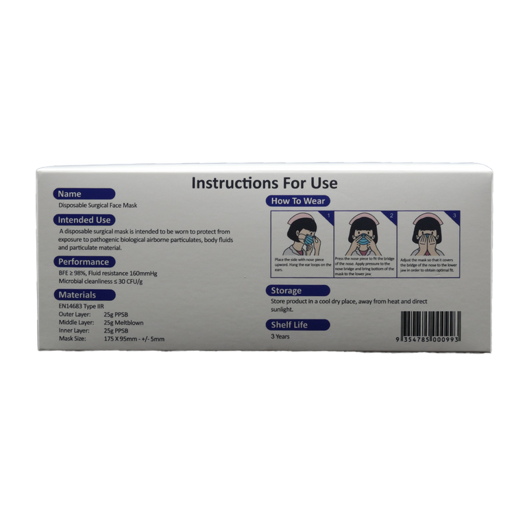 AHPC Surgical Mask Level 3 Ear Loop