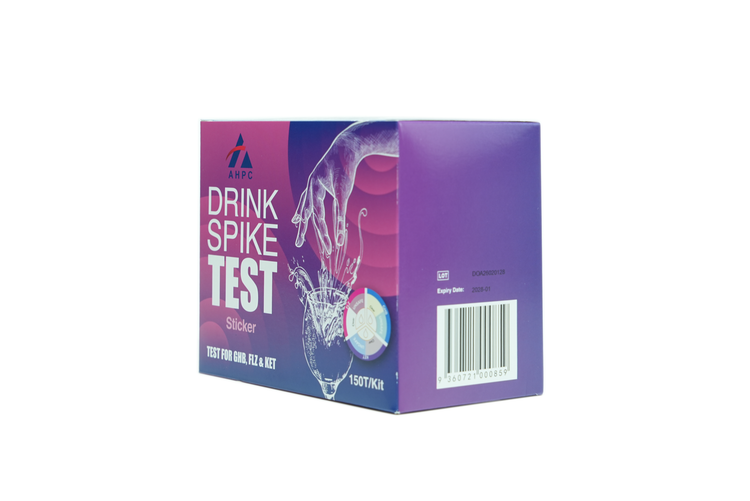 AHPC Drink Check Test (KET4mg/ml+FLZ250µg/ml+GHB12mg/ml) Packet/10 Tests