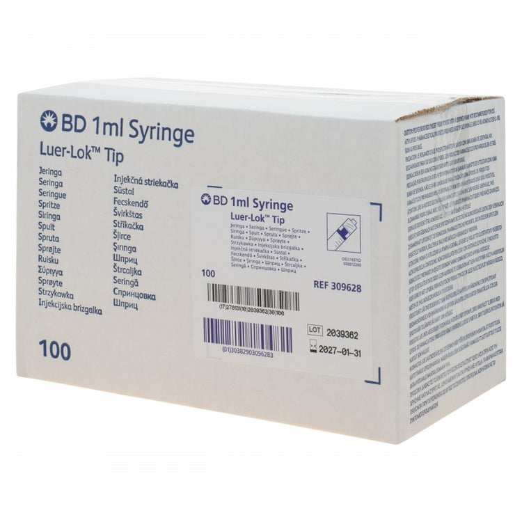 BD Syringe 1ml Luer Lok