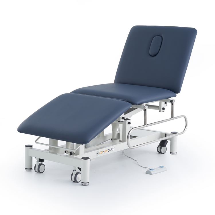 Pacific Medical 3 Section Medical Treatment Couch with Side Rails