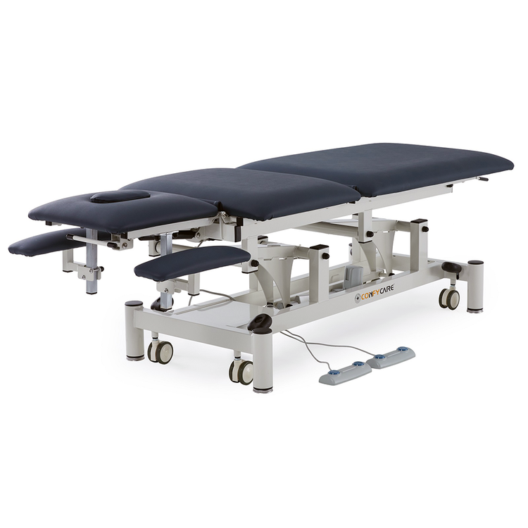 Pacific Medical 5 Section 66cm Wide Electric Hi/Low Treatment Couch with Postural Drainage