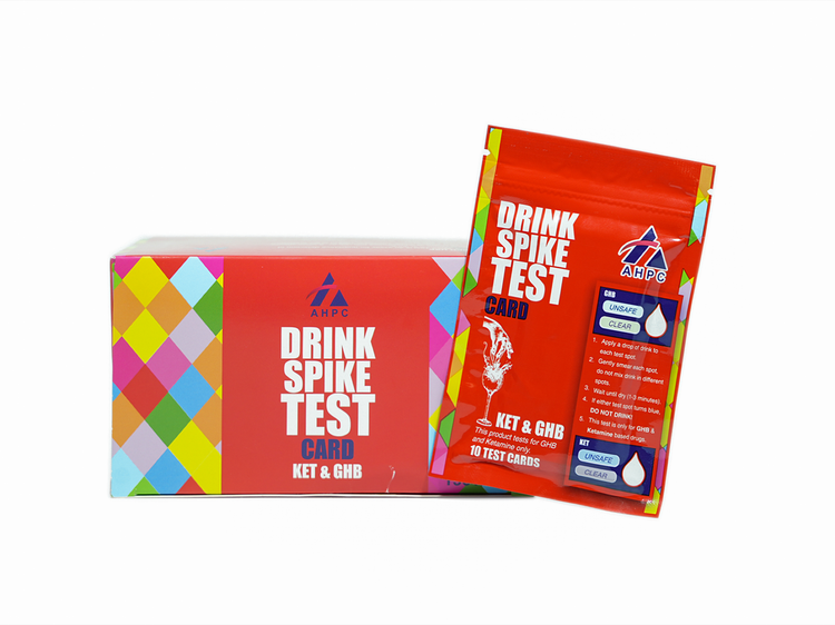 AHPC Drink Check Test (GHB/KET) Packet/10 Tests