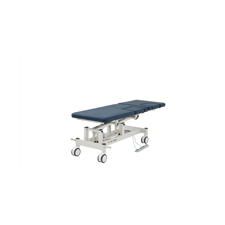 Pacific Medical 2 Section Cardiology Couch Navy Blue