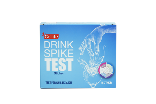 Cellife Drink Check Test – Ketamine, Flunitrazepam & GHB – 10 Tests