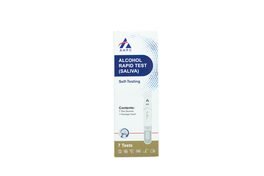 AHPC Alcohol (ALC 0.02%) Rapid Test Device (oral Fluid) Box/7 Tests