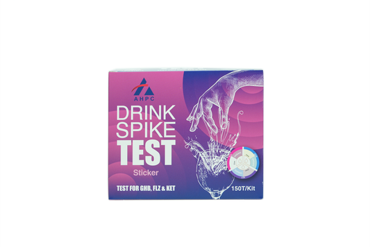 AHPC Drink Check Test (KET4mg/ml+FLZ250µg/ml+GHB12mg/ml) Packet/10 Tests