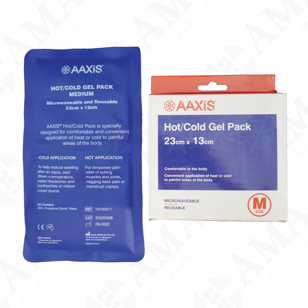 Aaxis Hot & Cold Gel Pack Medium 23x13cm