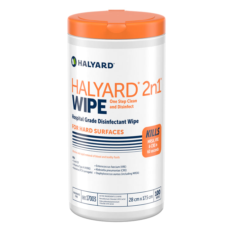 Halyard 2n1 Wipe (Various Sizes)