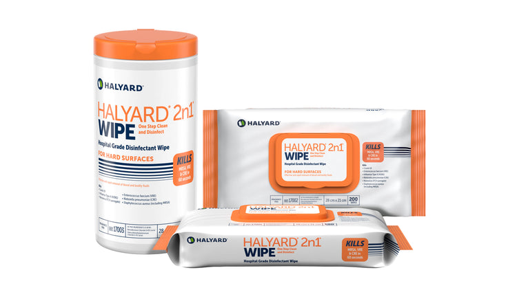 Halyard 2n1 Wipe (Various Sizes)