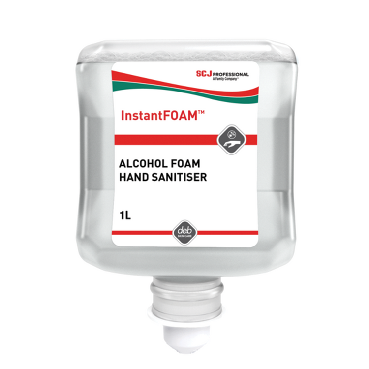 Deb InstantFoam Pump Hand Sanitizer with Moisturiser (Various Sizes)
