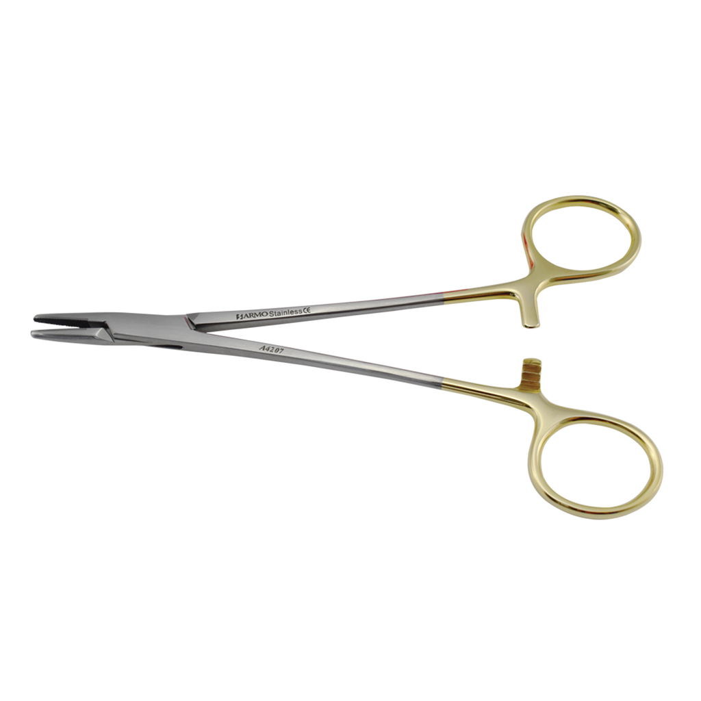 HTI Mayo Olsen Hegar Needle Holder 7" With Tungsten Carbide Inserts - Set Of 2, Surgical Grade Stainless Steel, Autoclavable - View #2