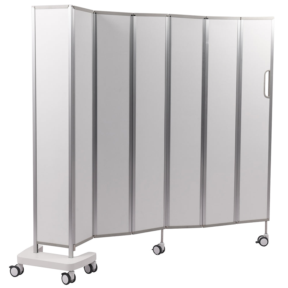 Paciffic Rim Privacy Screen Pacific Medical Folding Mobile 8-Section Privacy Screen