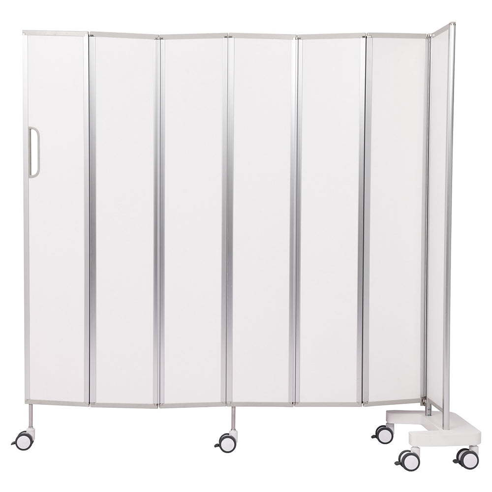 Paciffic Rim Privacy Screen Pacific Medical Folding Mobile 8-Section Privacy Screen