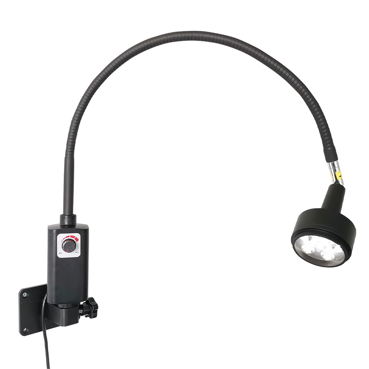 PML2 LED Examination Light Black Wall and Mobile
